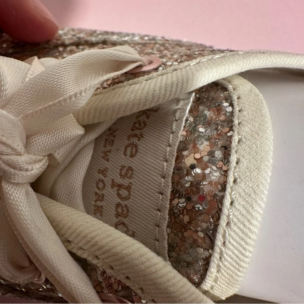 Keds for Kate spade New York Champion Glitter USA 6M Women’s in Box Satin Laces - Picture 9 of 13